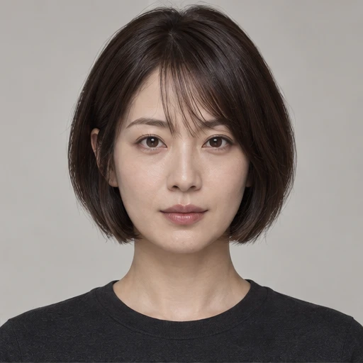 AI-generated fictional adult portrait