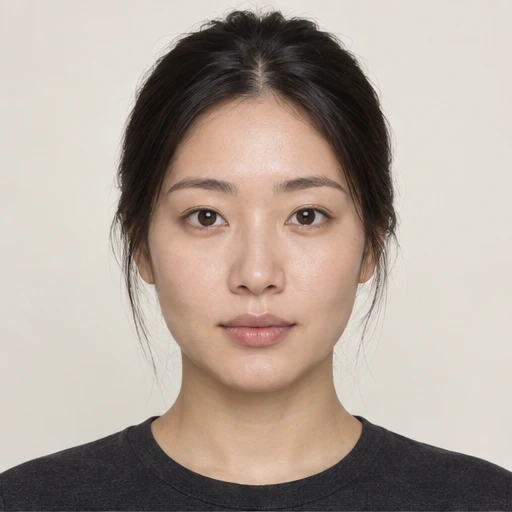 AI-generated fictional adult portrait